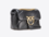 BOLSO MINI LOVE BAG PUFF MAXI QUILT NEGRO ORO